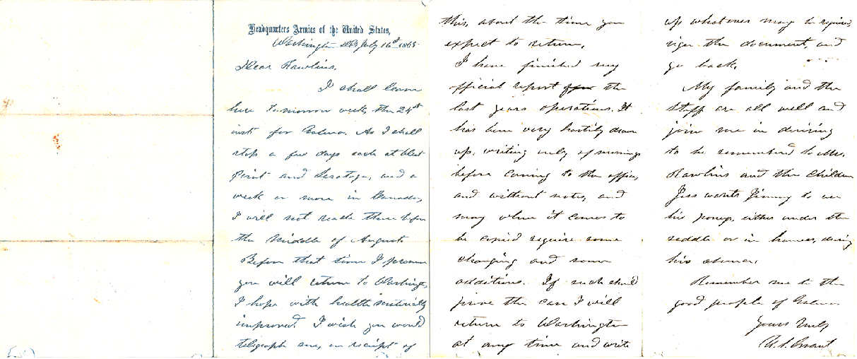 Grant letter